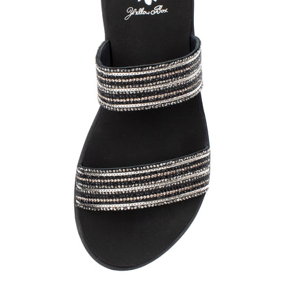 Yellow Box Footwear Sale | Dinda Slide Sandal - Black