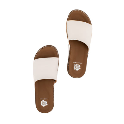 Yellow Box Footwear Classic | Kalo Slide Sandal - Ivory