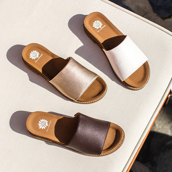 Yellow Box Footwear Classic | Kalo Slide Sandal - Ivory