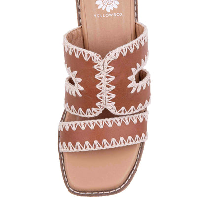 Yellow Box Footwear Sale | Tracie Cork Wedge Sandal - Tan