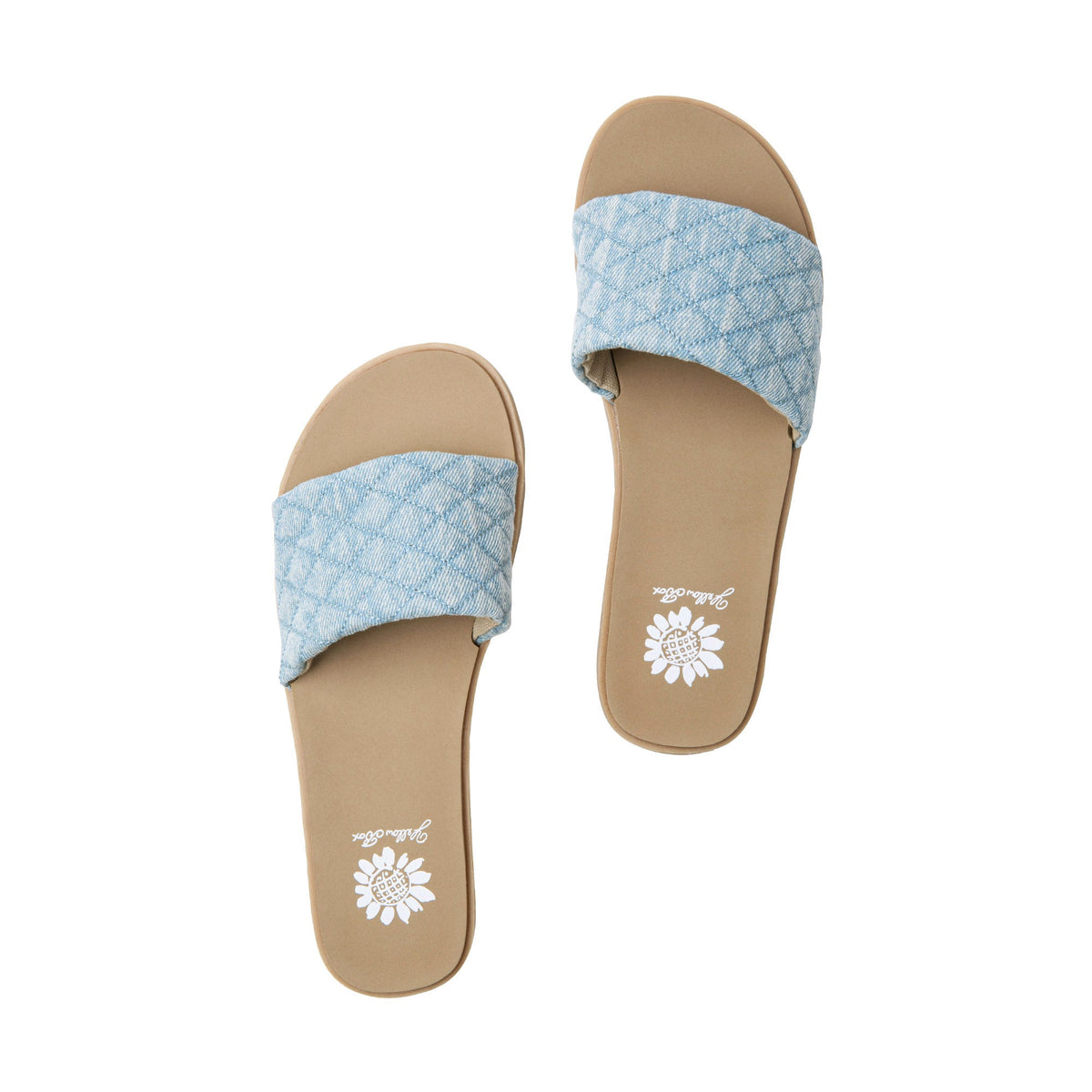 Yellow Box Footwear Latest | Fitzy Slide Sandal - Light Denim