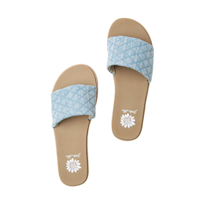 Yellow Box Footwear Latest | Fitzy Slide Sandal - Light Denim