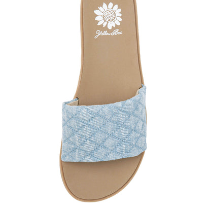 Yellow Box Footwear Latest | Fitzy Slide Sandal - Light Denim