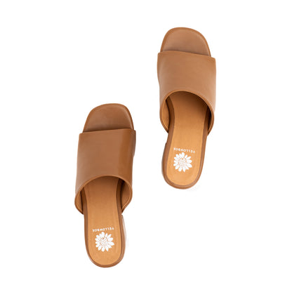 Yellow Box Footwear New | Ovelle Platform Heel - Almond