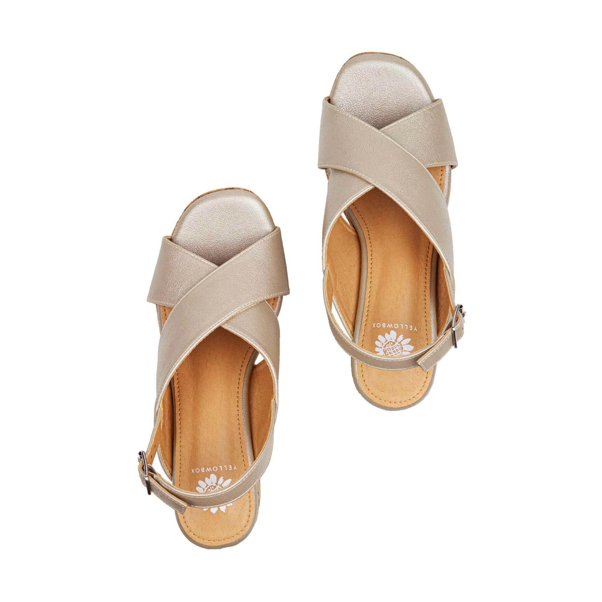 Yellow Box Footwear Signature | Hania Platform Heel - Platino