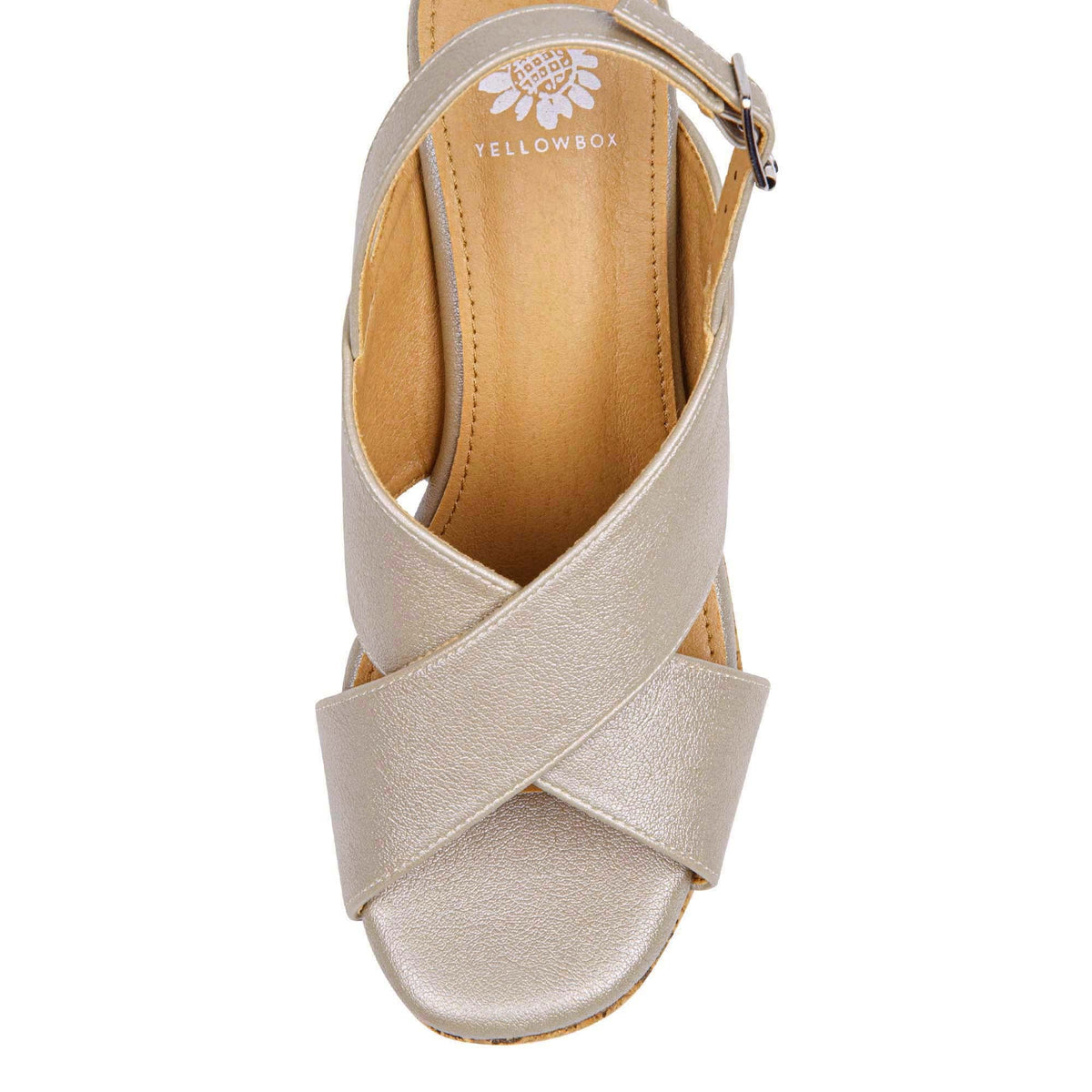 Yellow Box Footwear Signature | Hania Platform Heel - Platino