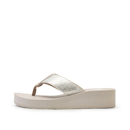Yellow Box Footwear New | Leyla Wedge Sandal - Ivory