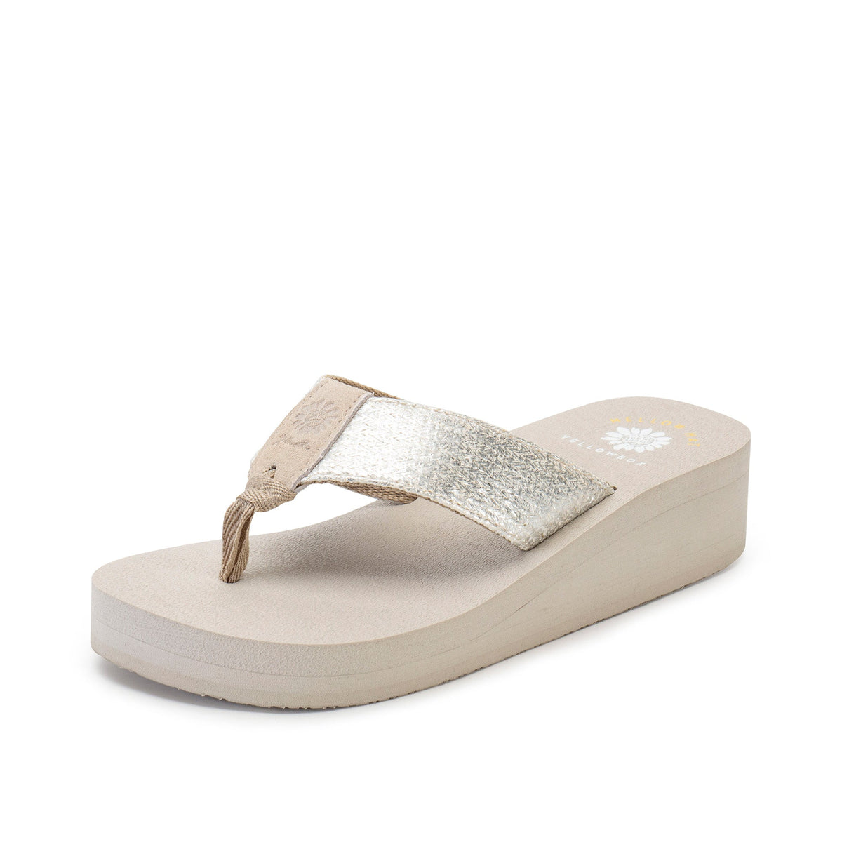Yellow Box Footwear New | Leyla Wedge Sandal - Ivory