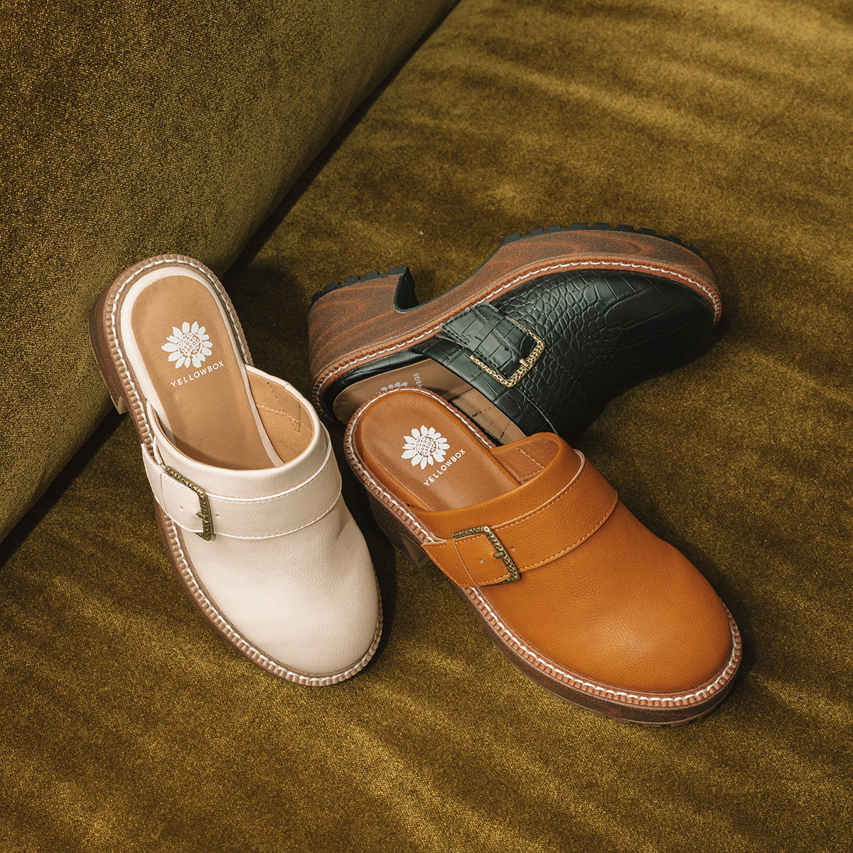 Yellow Box Footwear Hot Sale | Barker Platform Clog - Black