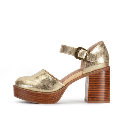 Yellow Box Footwear Hot Sale | Lauralyn Platform Clog - Gold