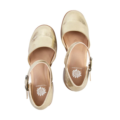 Yellow Box Footwear Hot Sale | Lauralyn Platform Clog - Gold
