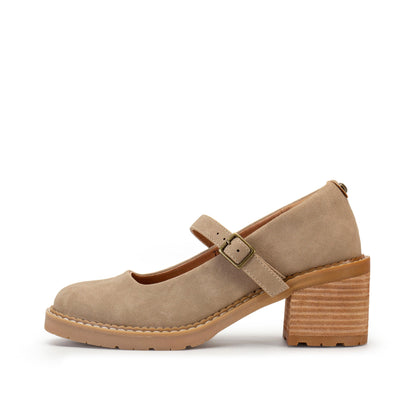 Yellow Box Footwear Deals | Bedford Heeled Mary Jane - Taupe