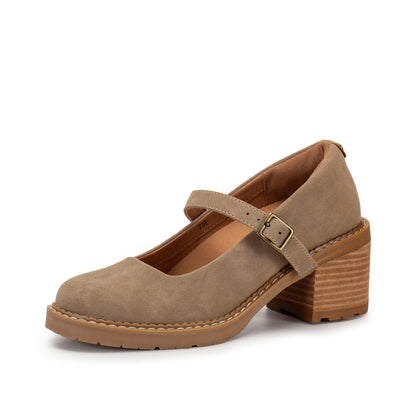 Yellow Box Footwear Deals | Bedford Heeled Mary Jane - Taupe