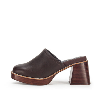 Yellow Box Footwear Customer Favorite | Ivaria Platform Clog - Chocolate