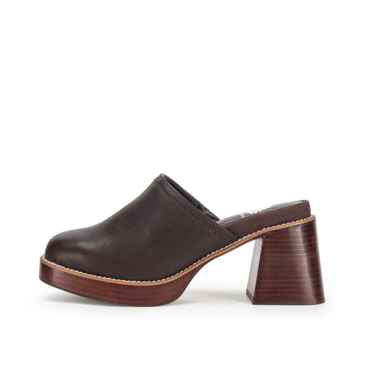 Yellow Box Footwear Customer Favorite | Ivaria Platform Clog - Chocolate