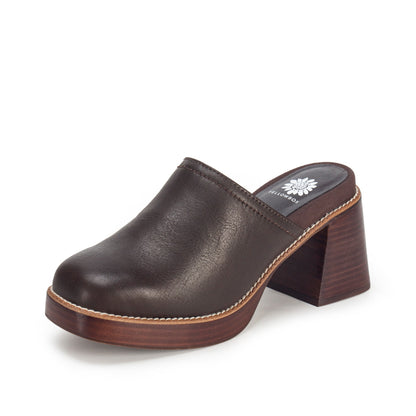 Yellow Box Footwear Customer Favorite | Ivaria Platform Clog - Chocolate