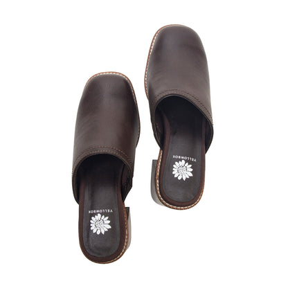 Yellow Box Footwear Customer Favorite | Ivaria Platform Clog - Chocolate