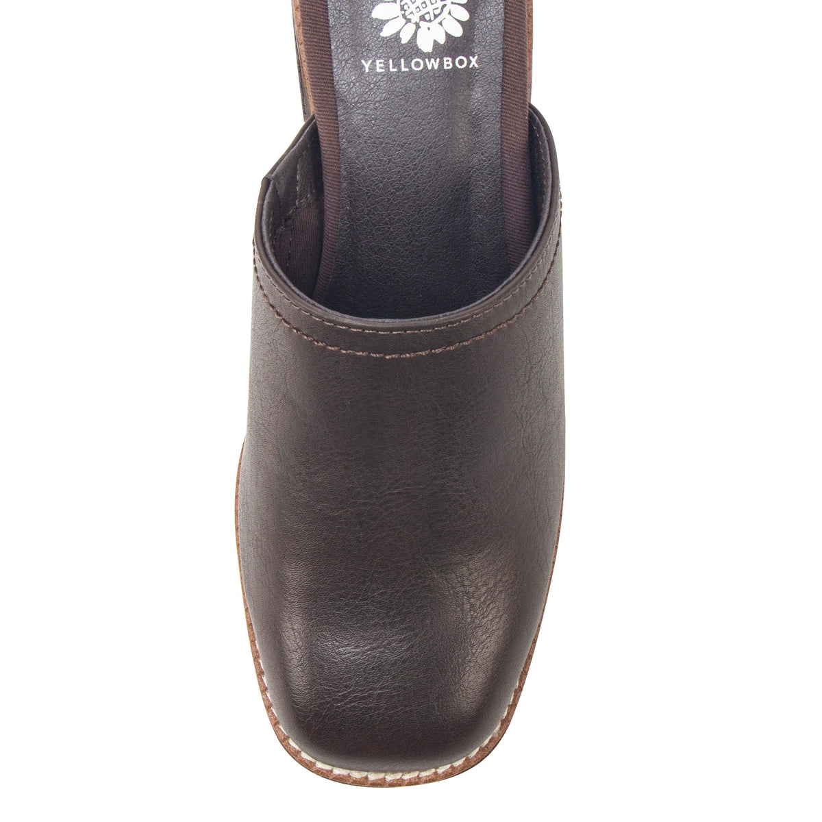 Yellow Box Footwear Customer Favorite | Ivaria Platform Clog - Chocolate