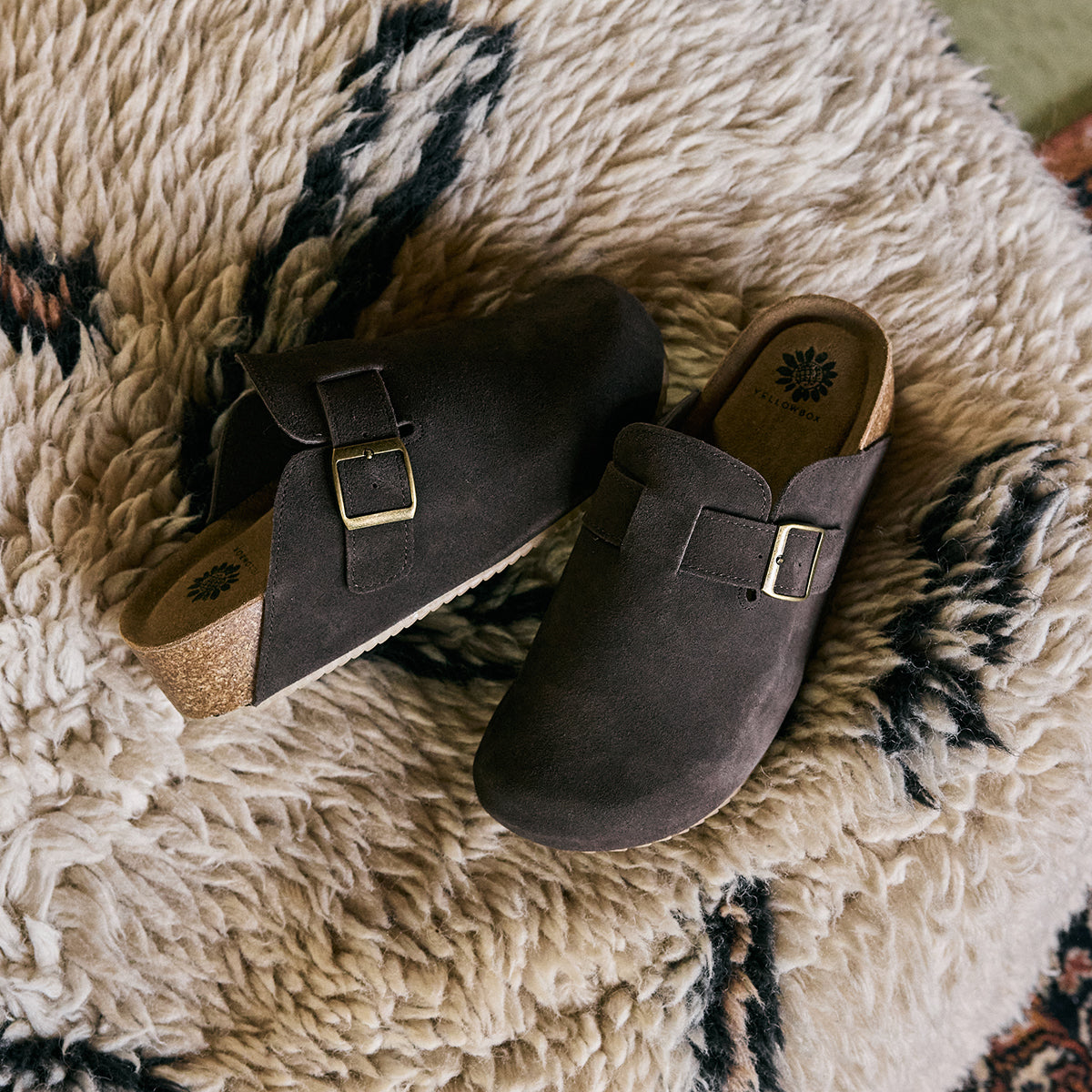 Yellow Box Footwear Special Offer | Maire Flatform Clog - Brown