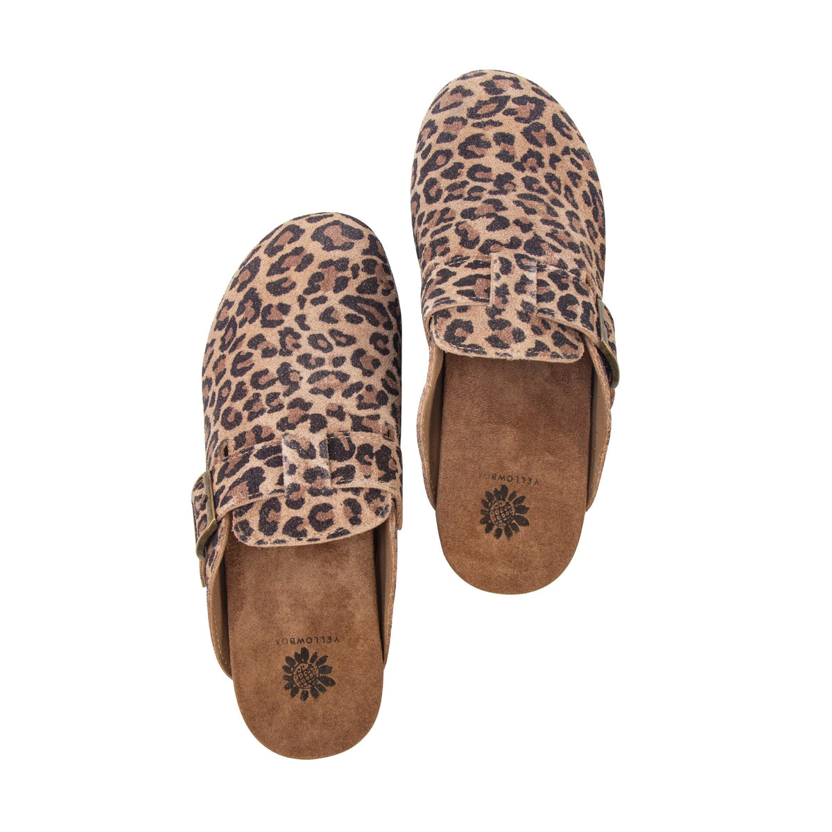 Yellow Box Footwear Deals | Mulani Suede Wedge Clog - Leopard