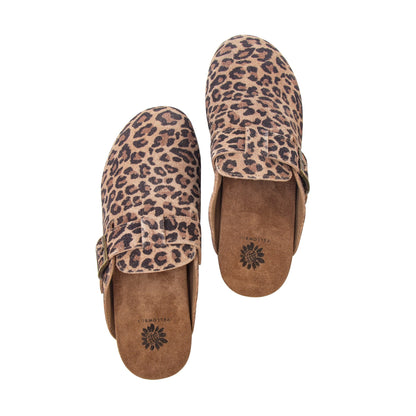 Yellow Box Footwear Deals | Mulani Suede Wedge Clog - Leopard