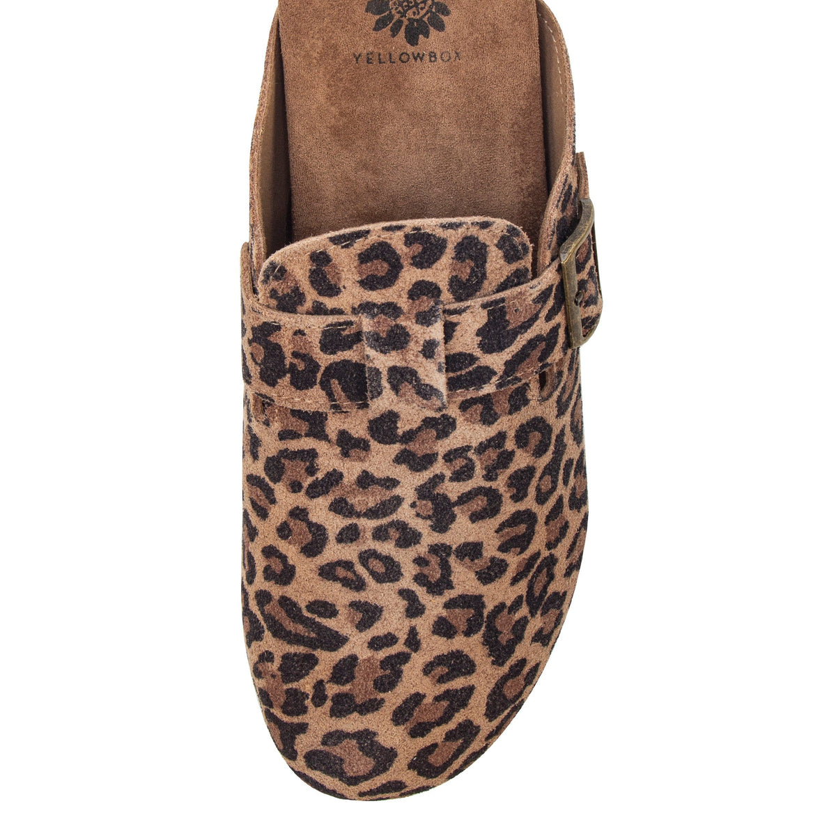 Yellow Box Footwear Deals | Mulani Suede Wedge Clog - Leopard