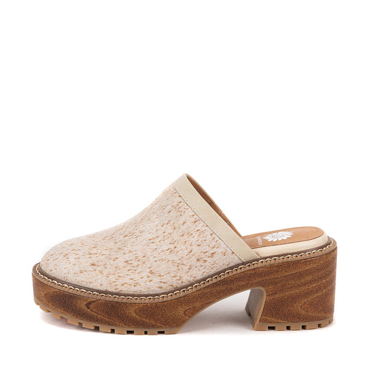 Yellow Box Footwear Quality | Baylor Platform Clog - Bone