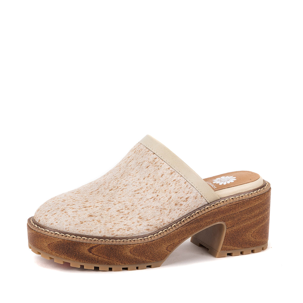 Yellow Box Footwear Quality | Baylor Platform Clog - Bone