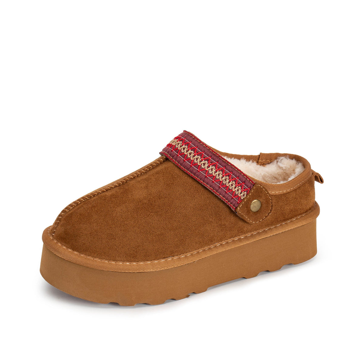 Yellow Box Footwear Trusted | Magda Flatform Clog - Chestnut