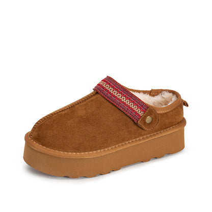 Yellow Box Footwear Trusted | Magda Flatform Clog - Chestnut