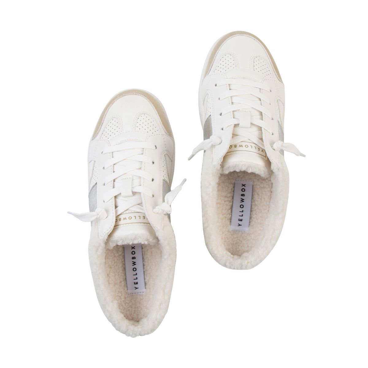 Yellow Box Footwear Discount | Corbin Shearling Mule Sneaker - White
