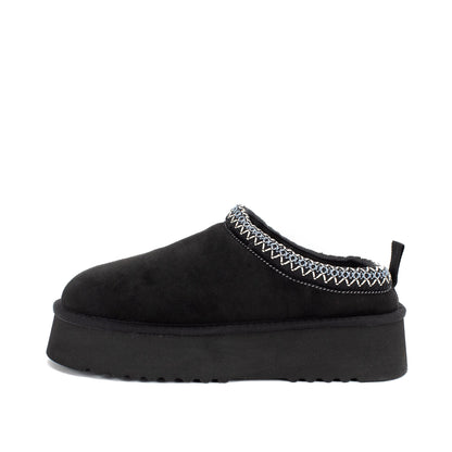 Yellow Box Footwear Deals | Hardy Flatform Slipper - Black