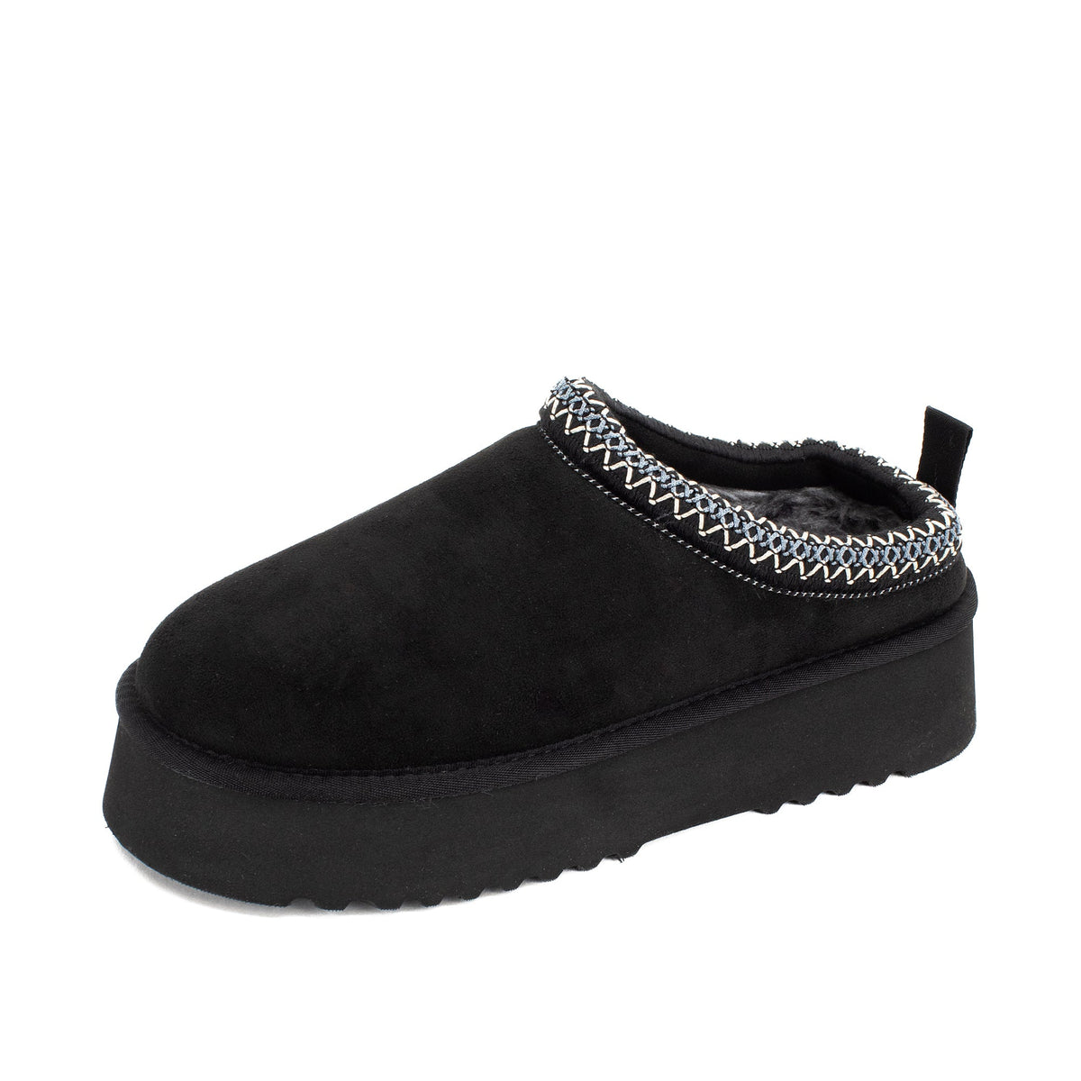 Yellow Box Footwear Deals | Hardy Flatform Slipper - Black