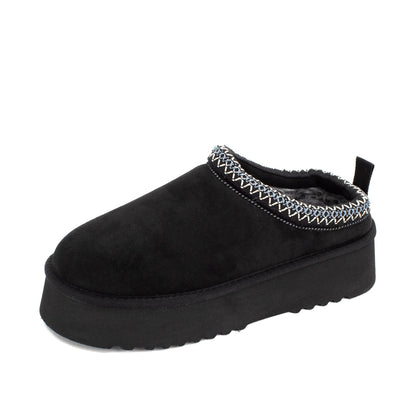 Yellow Box Footwear Deals | Hardy Flatform Slipper - Black