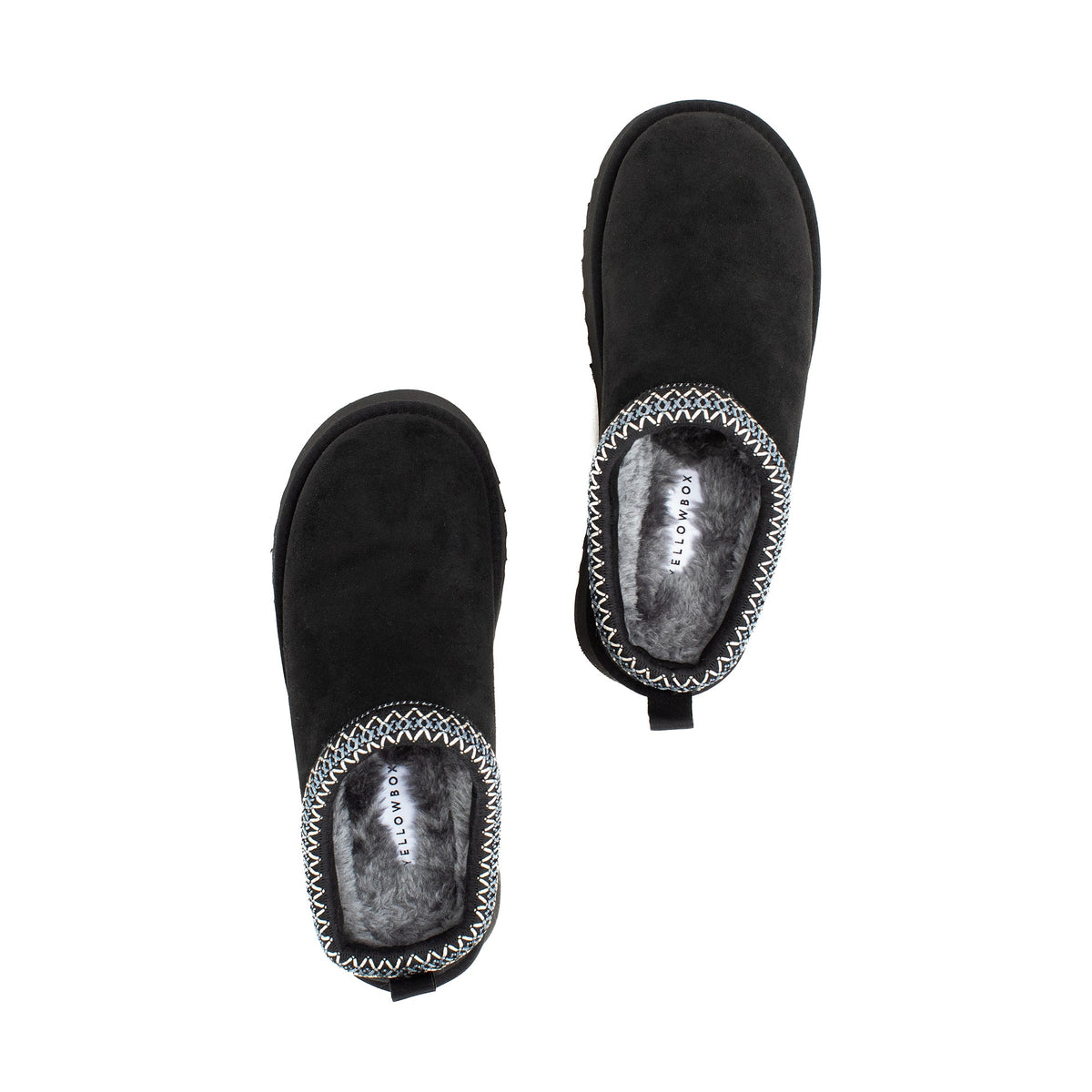 Yellow Box Footwear Deals | Hardy Flatform Slipper - Black