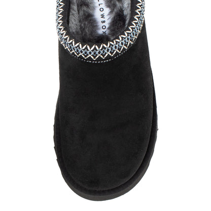 Yellow Box Footwear Deals | Hardy Flatform Slipper - Black