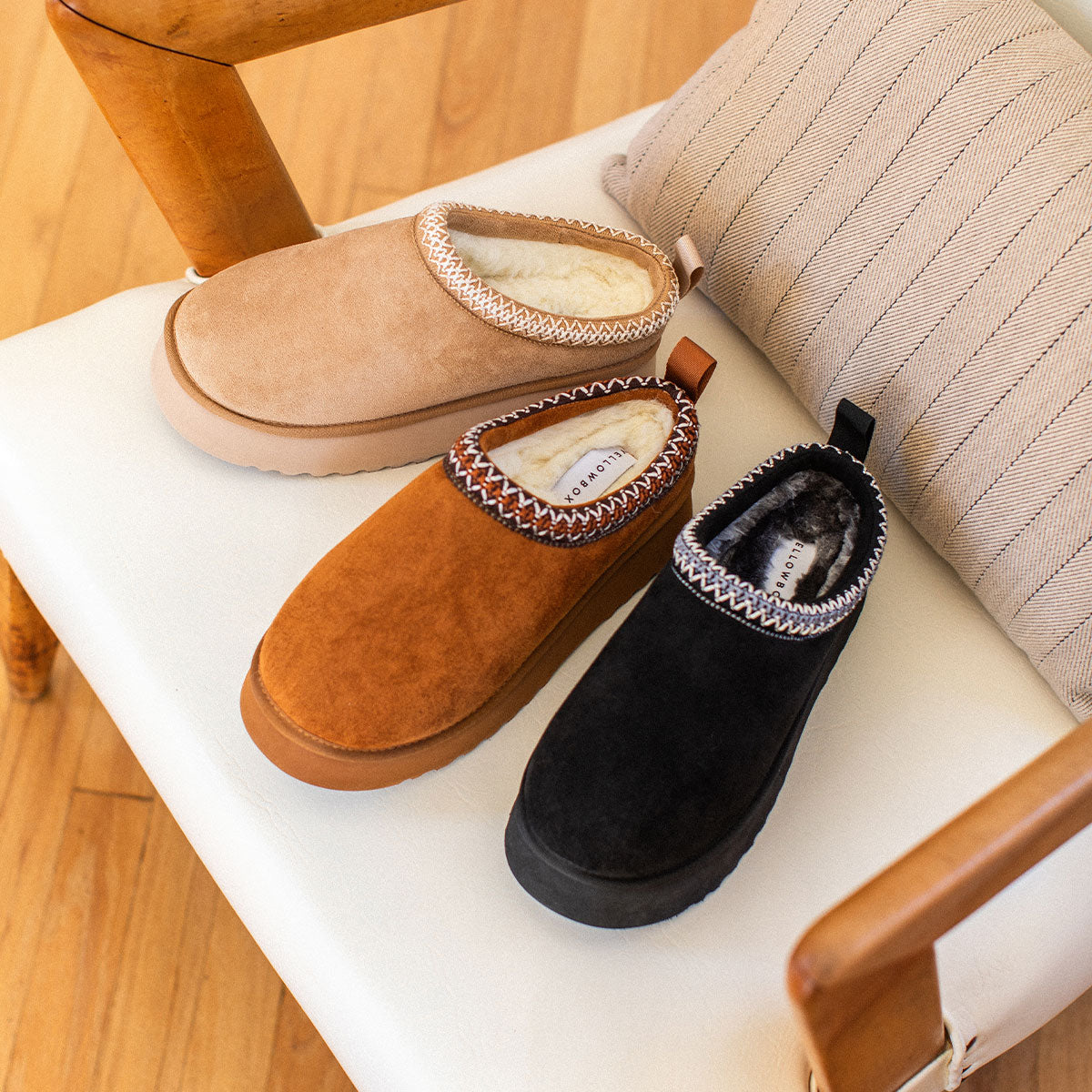 Yellow Box Footwear Deals | Hardy Flatform Slipper - Black
