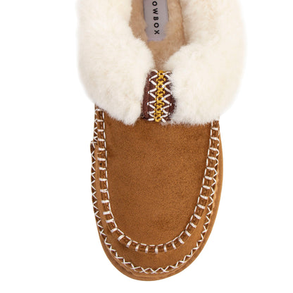 Yellow Box Footwear Premium | Maggie Slipper - Chestnut