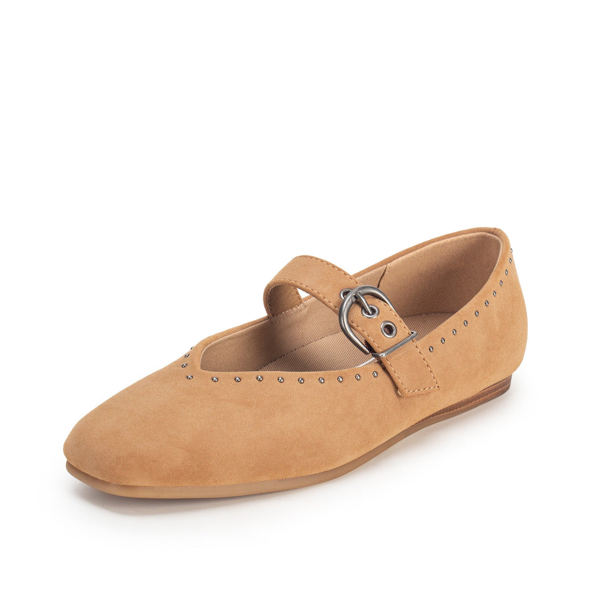 Yellow Box Footwear Trending | Carina Mary-Jane Flat - Almond