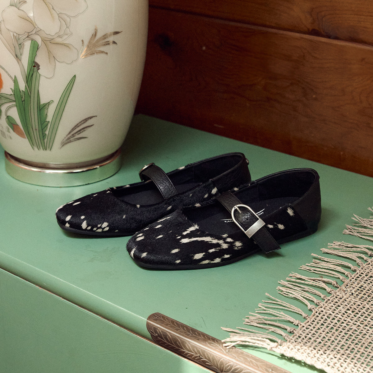 Yellow Box Footwear Exclusive | Carden Mary Jane Flat - Cow