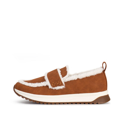 Yellow Box Footwear Recommended | Ripley Shearling Loafer - Chestnut