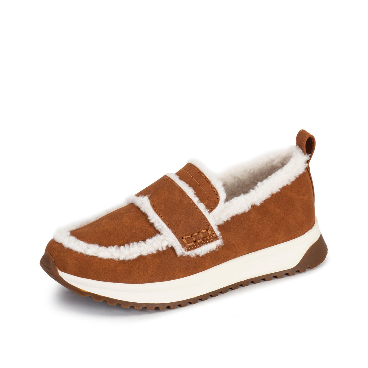 Yellow Box Footwear Recommended | Ripley Shearling Loafer - Chestnut