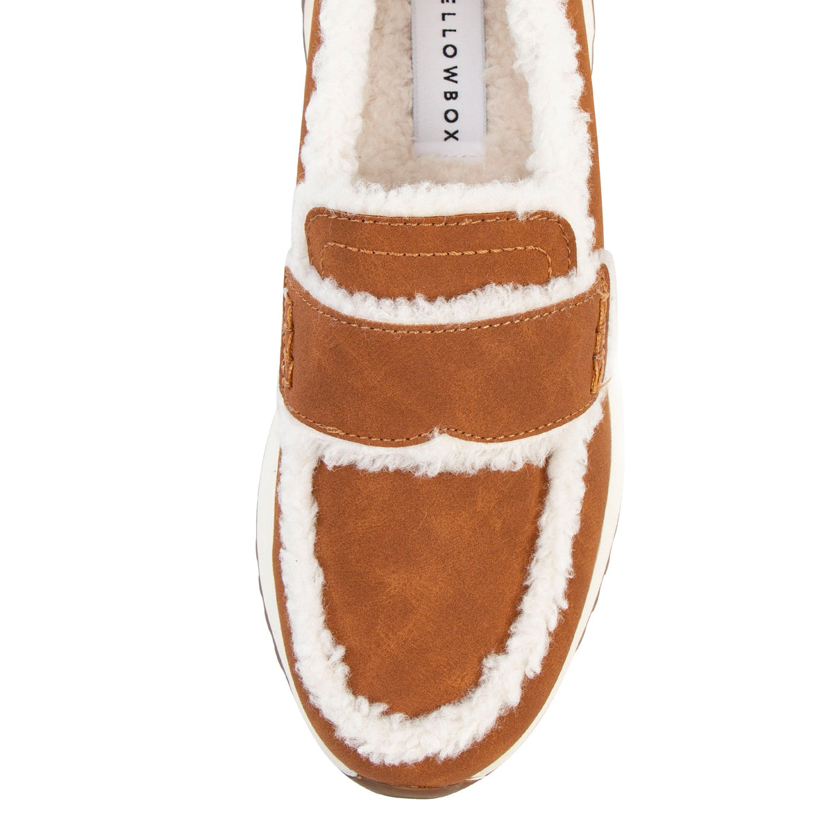 Yellow Box Footwear Recommended | Ripley Shearling Loafer - Chestnut