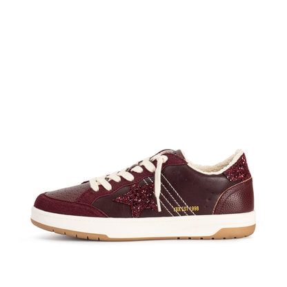 Yellow Box Footwear Premium | Nizza Court Sneaker - Burgundy