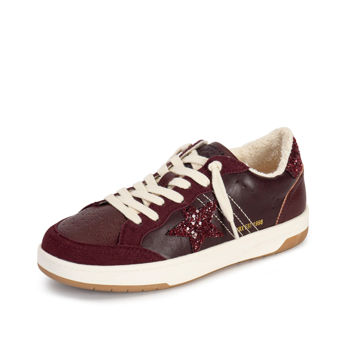 Yellow Box Footwear Premium | Nizza Court Sneaker - Burgundy