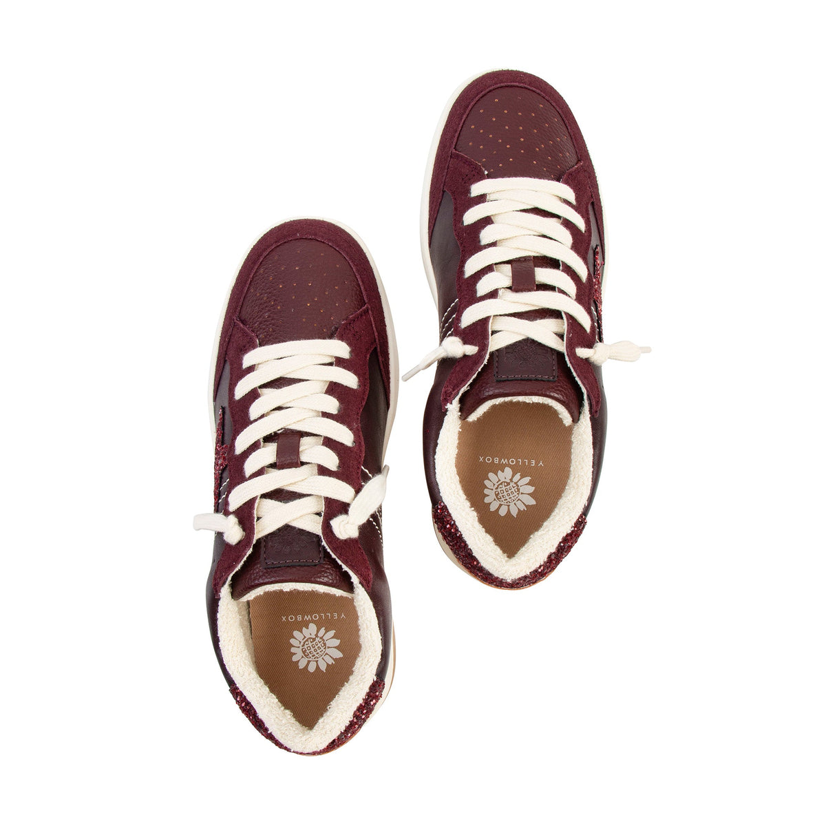 Yellow Box Footwear Premium | Nizza Court Sneaker - Burgundy