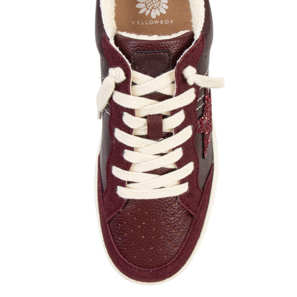 Yellow Box Footwear Premium | Nizza Court Sneaker - Burgundy
