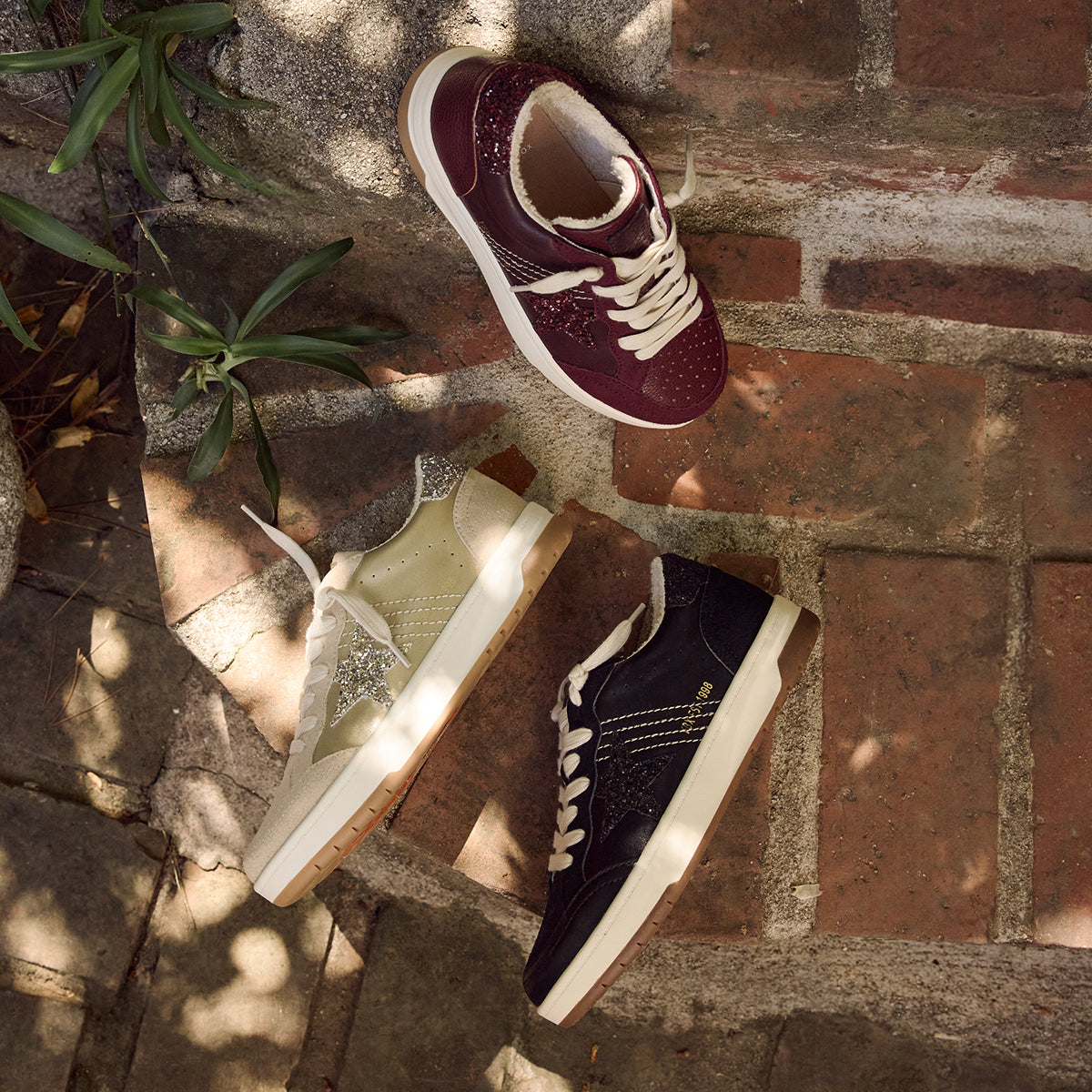 Yellow Box Footwear Premium | Nizza Court Sneaker - Burgundy