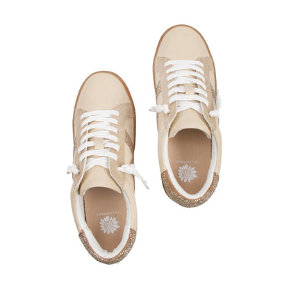 Yellow Box Footwear Special Offer | Ziti Crystal Sneaker - Natural