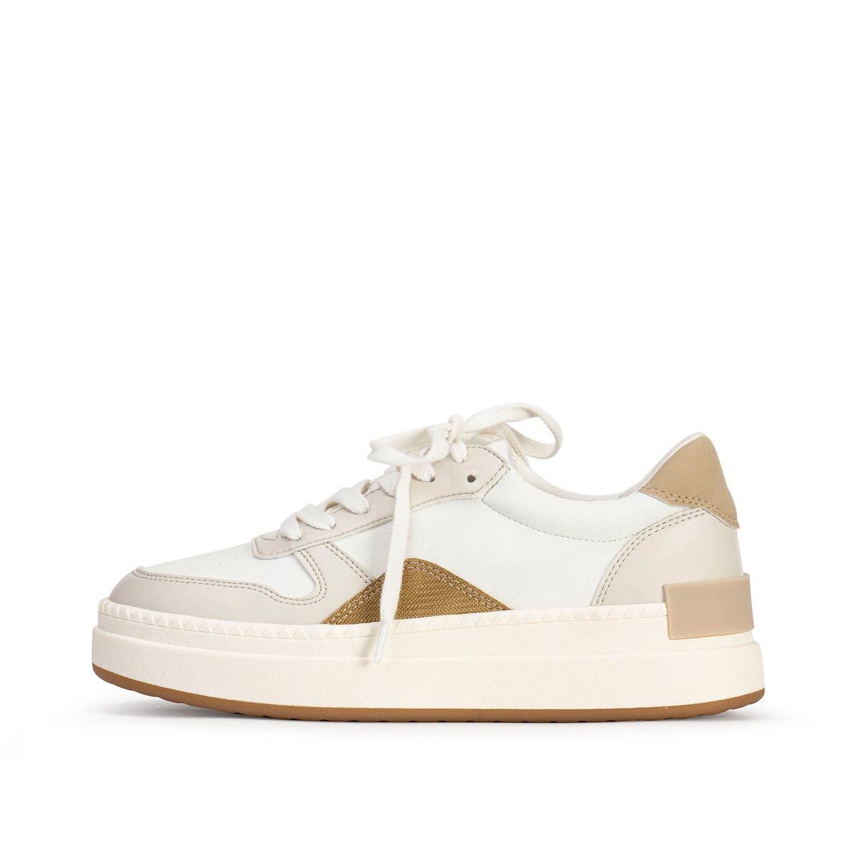 Yellow Box Footwear Signature | Oberlin Flatform Sneaker - Cream